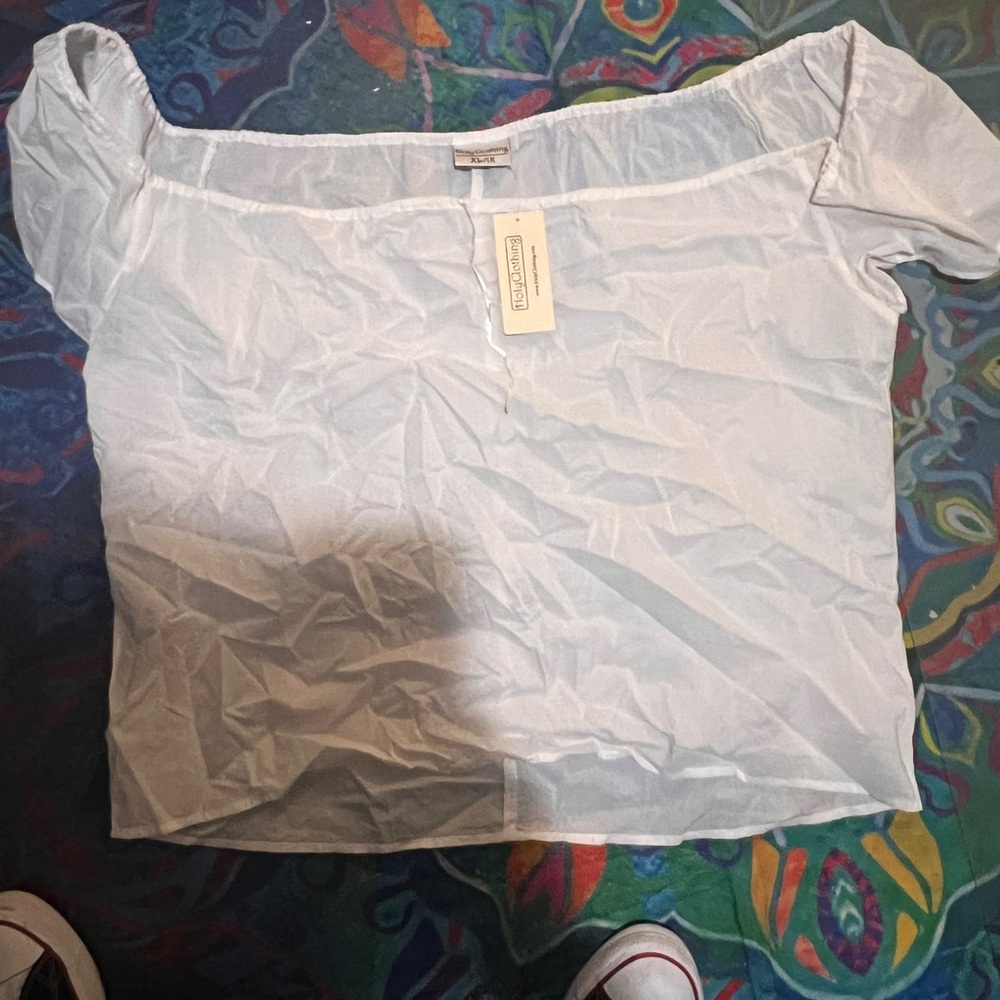 Holy Clothing Liesl Tunic in Natural 1X XL